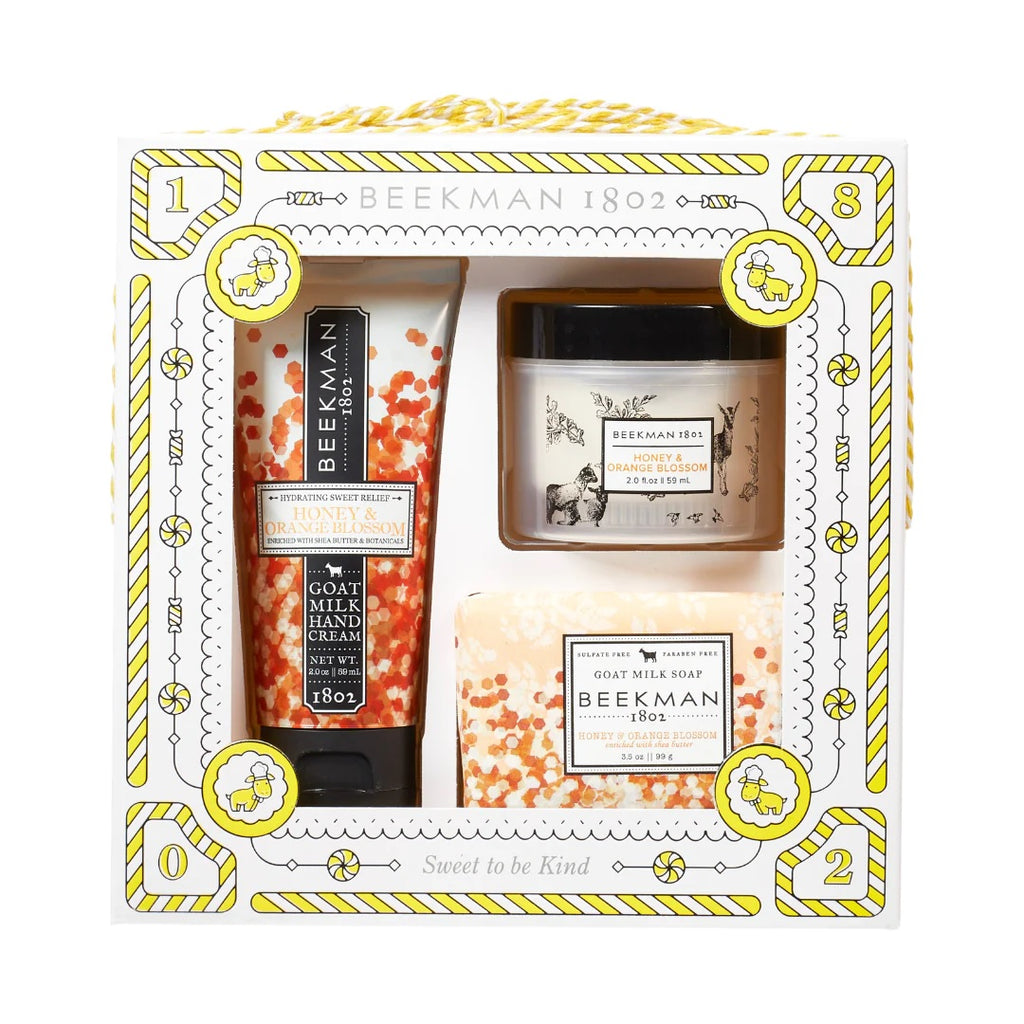 Beekman 1802 Honey & Orange Blossom Bodycare Gift Set