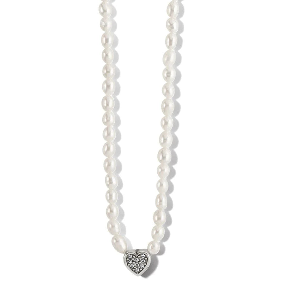 Brighton Meridian Zenith Heart Pearl Necklace