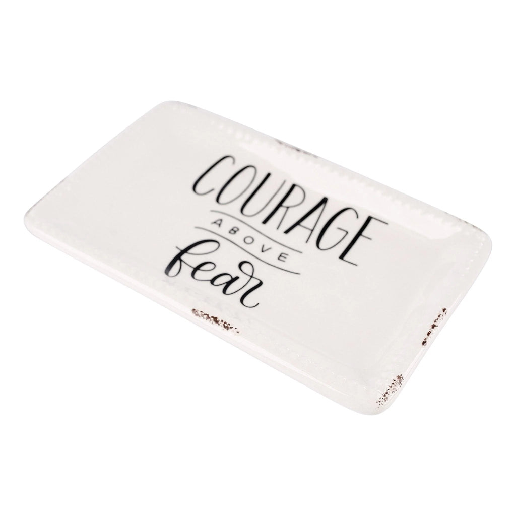 Courage Above Fear Trinket Tray