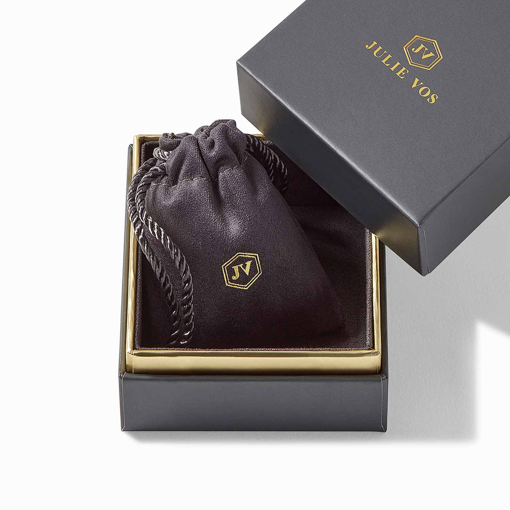 Deluxe Julie Vos box with the signature micro-suede pouch
