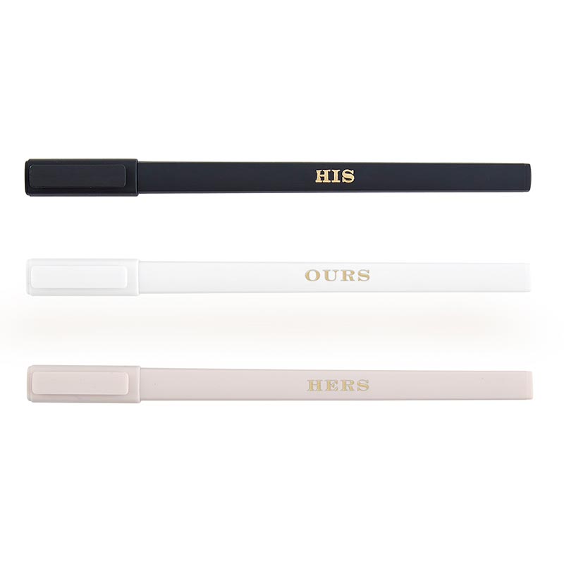 Santa Barbara Design Studio Boxed Pen Set - His/Hers/Ours