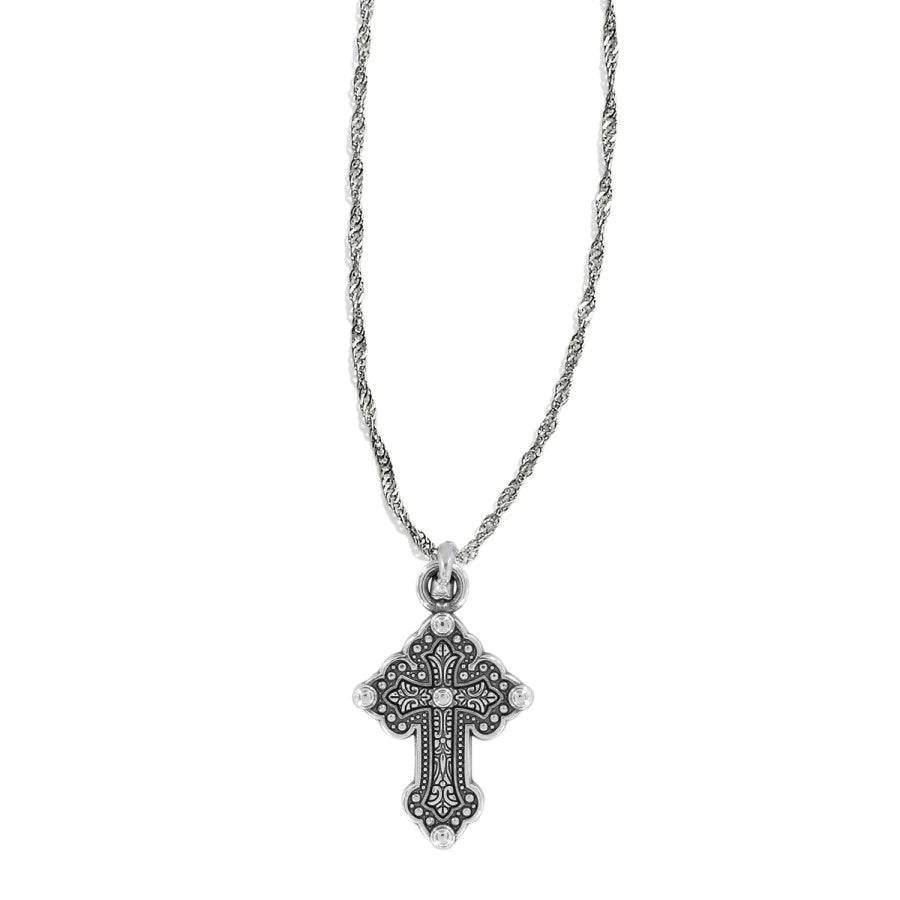 Brighton Greek Petite Cross Necklace