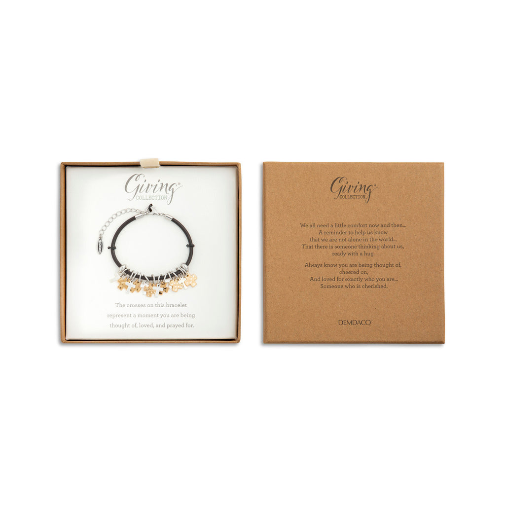 Demdaco Cross Bracelet - Giving Collection