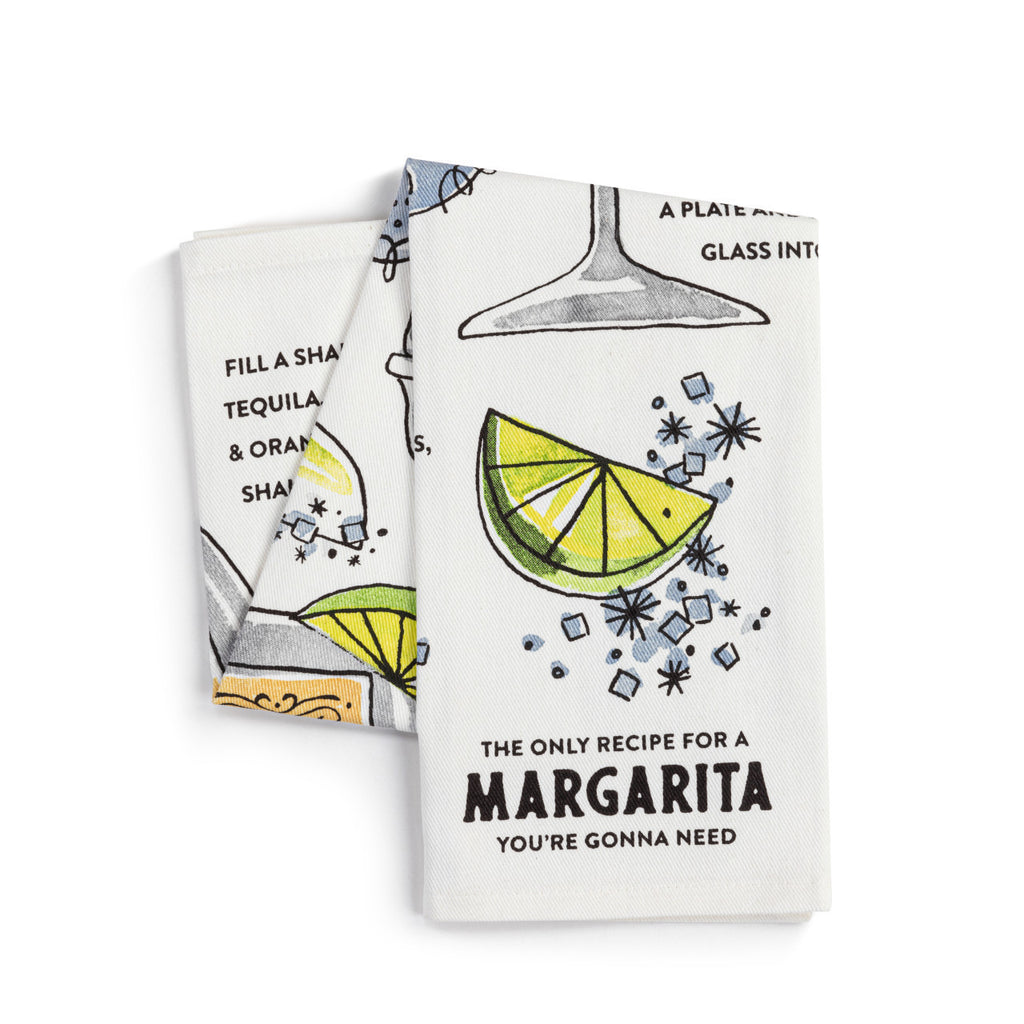 Demdaco Margarita Bar Towel & Stir Stick Set
