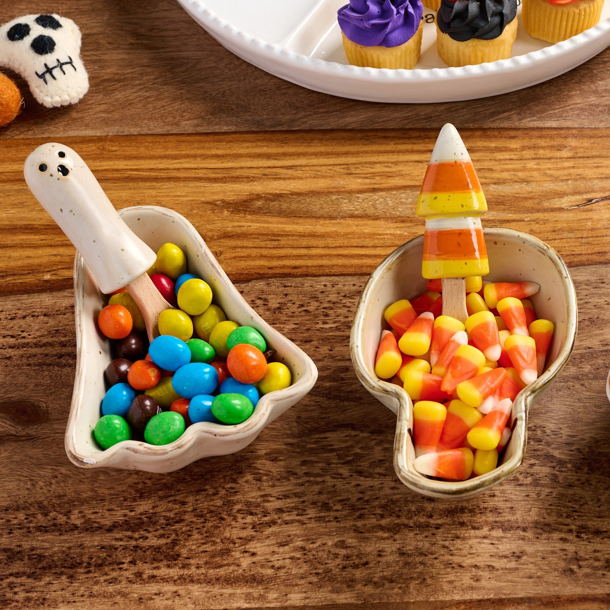 Mud Pie Halloween Candy Scoop Candy Corn