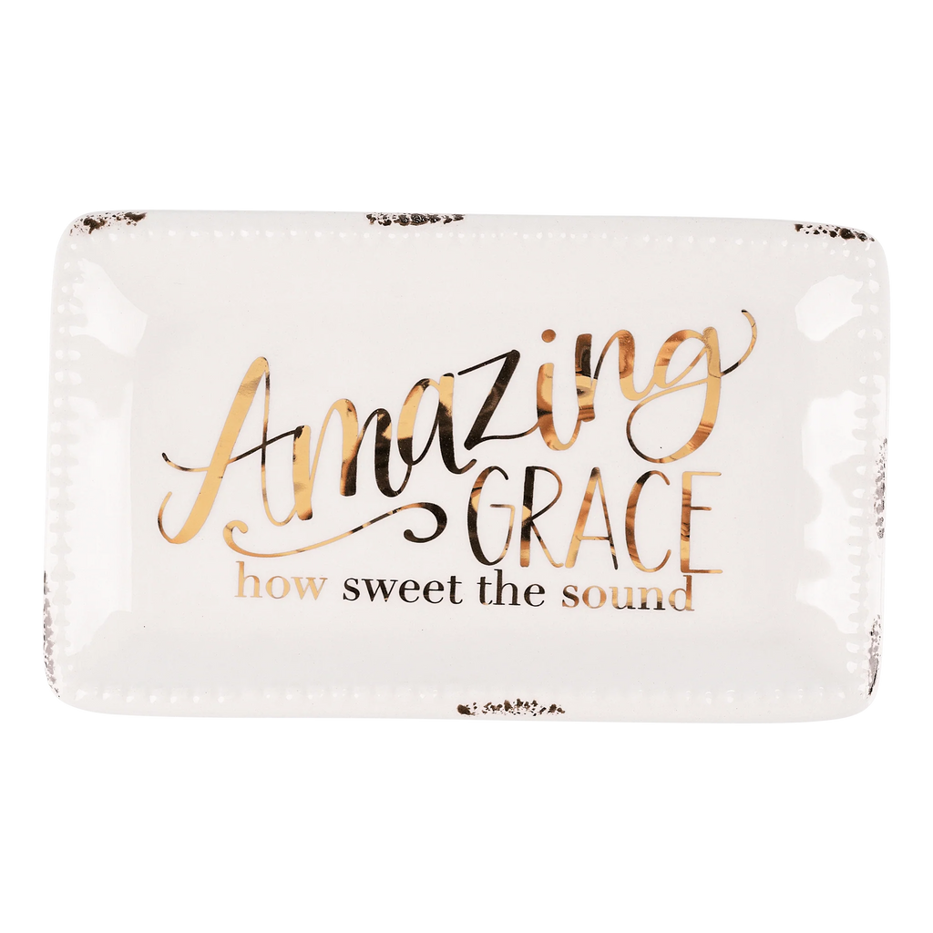 Amazing Grace How Sweet The Sound Trinket Tray