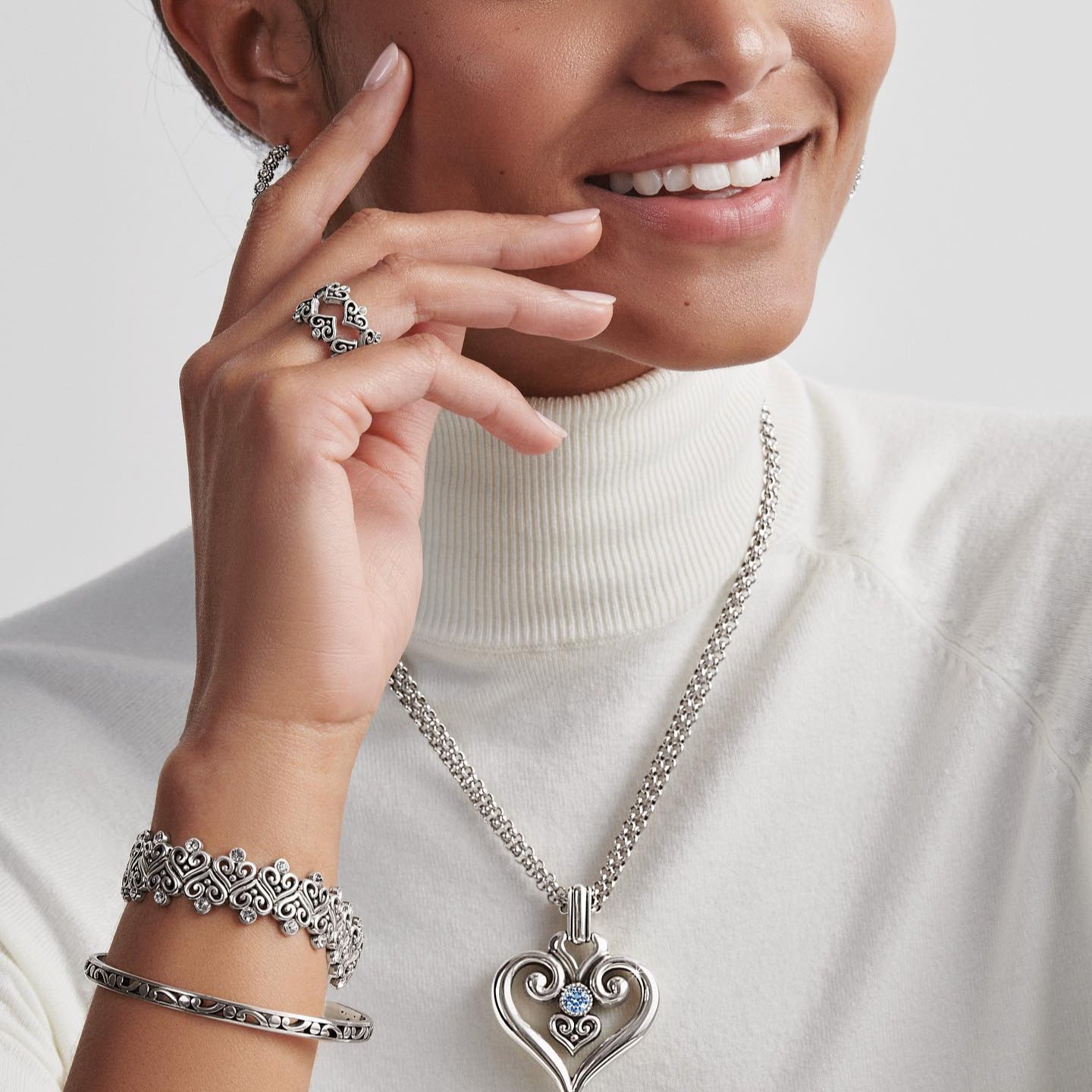 Brighton Alcazar Heart Stretch Bracelet – Parsons Gifts