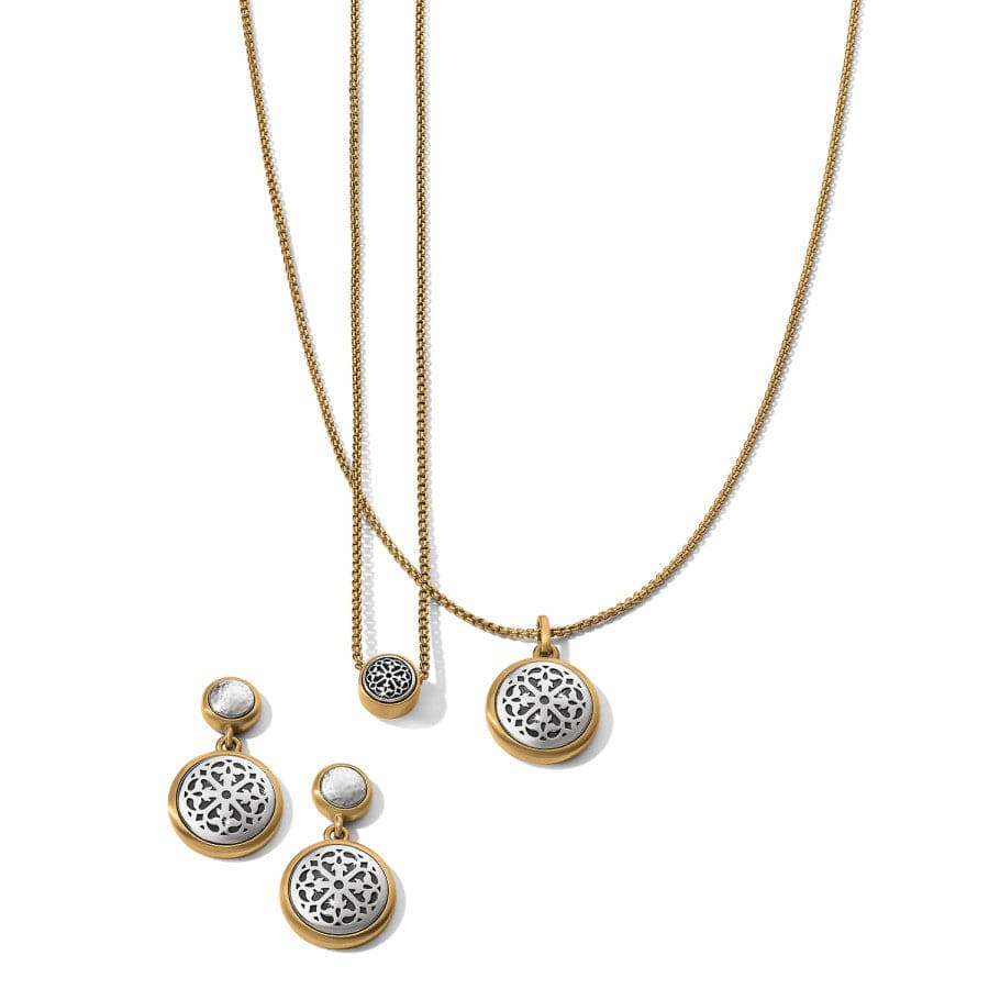 Brighton Ferrara Two Tone Luce Mini Pendant Necklace