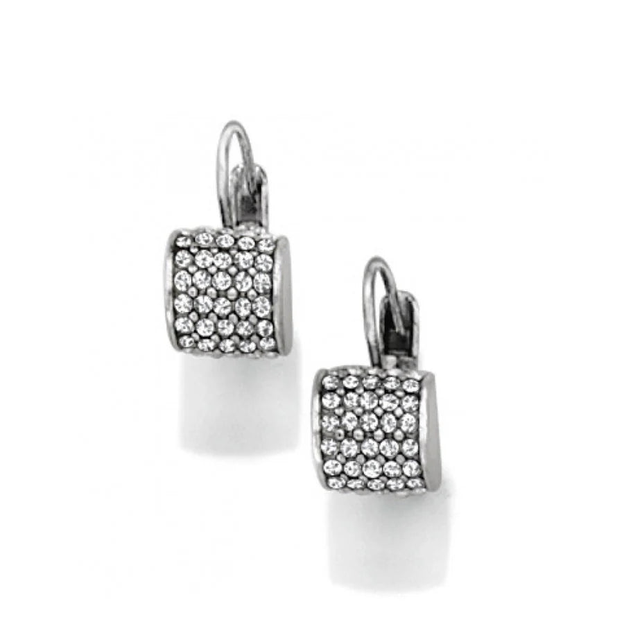 Brighton Meridian Leverback Earrings in Silver