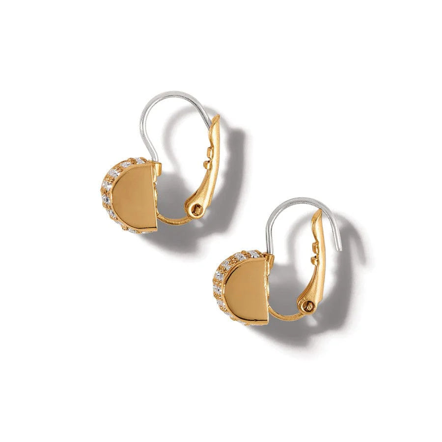 Brighton Meridian Leverback Earrings in Gold