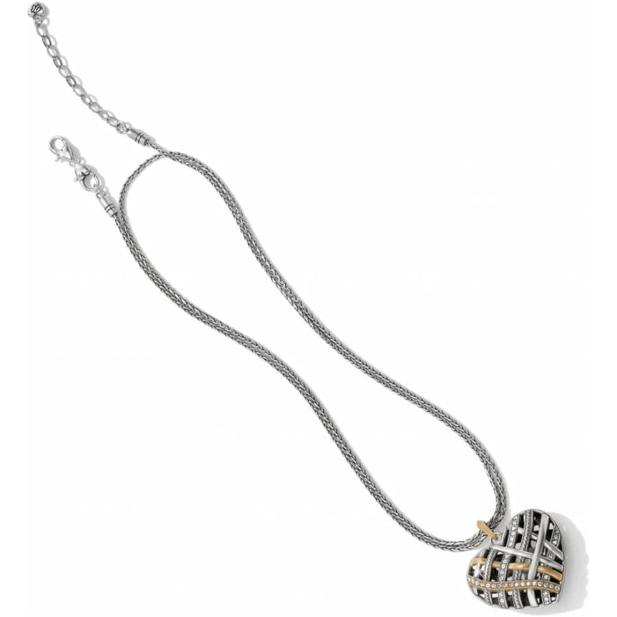 Brighton Neptune's Rings Convertible Reversible Heart Necklace