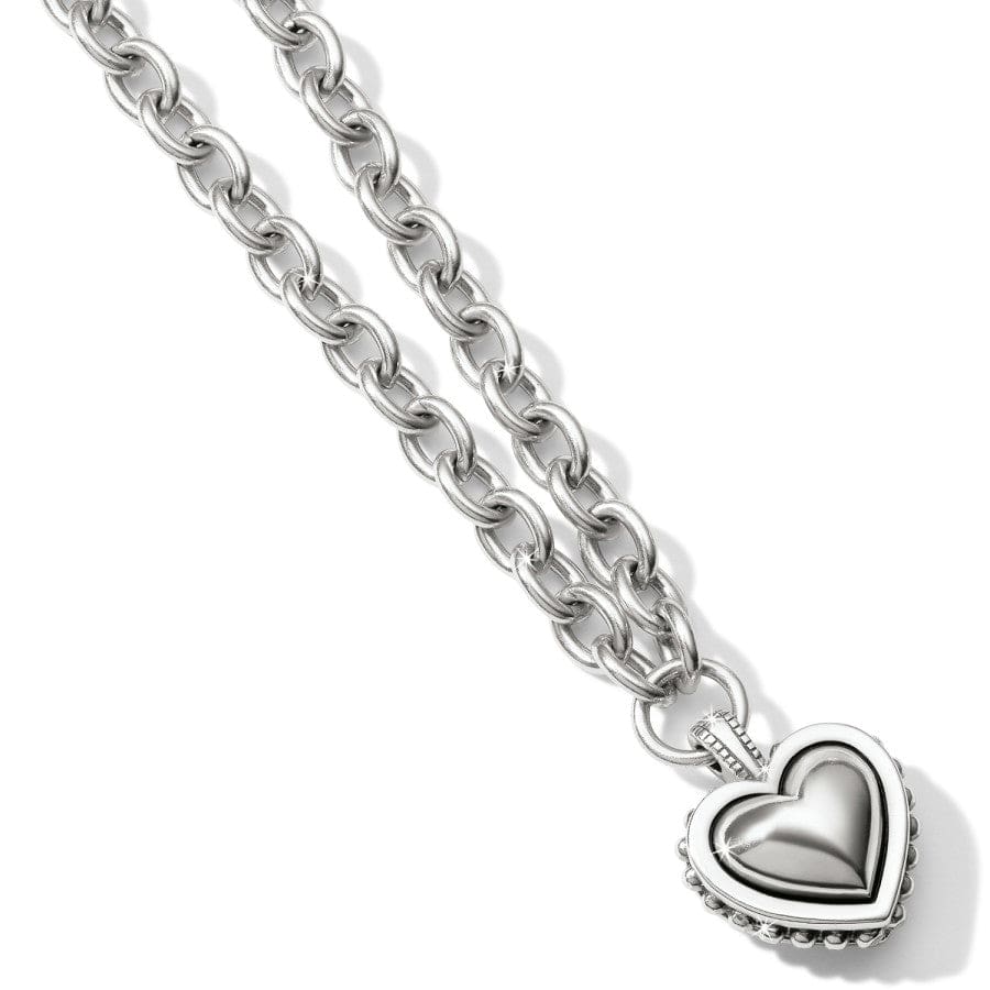 Brighton Pretty Tough Bold Heart Necklace