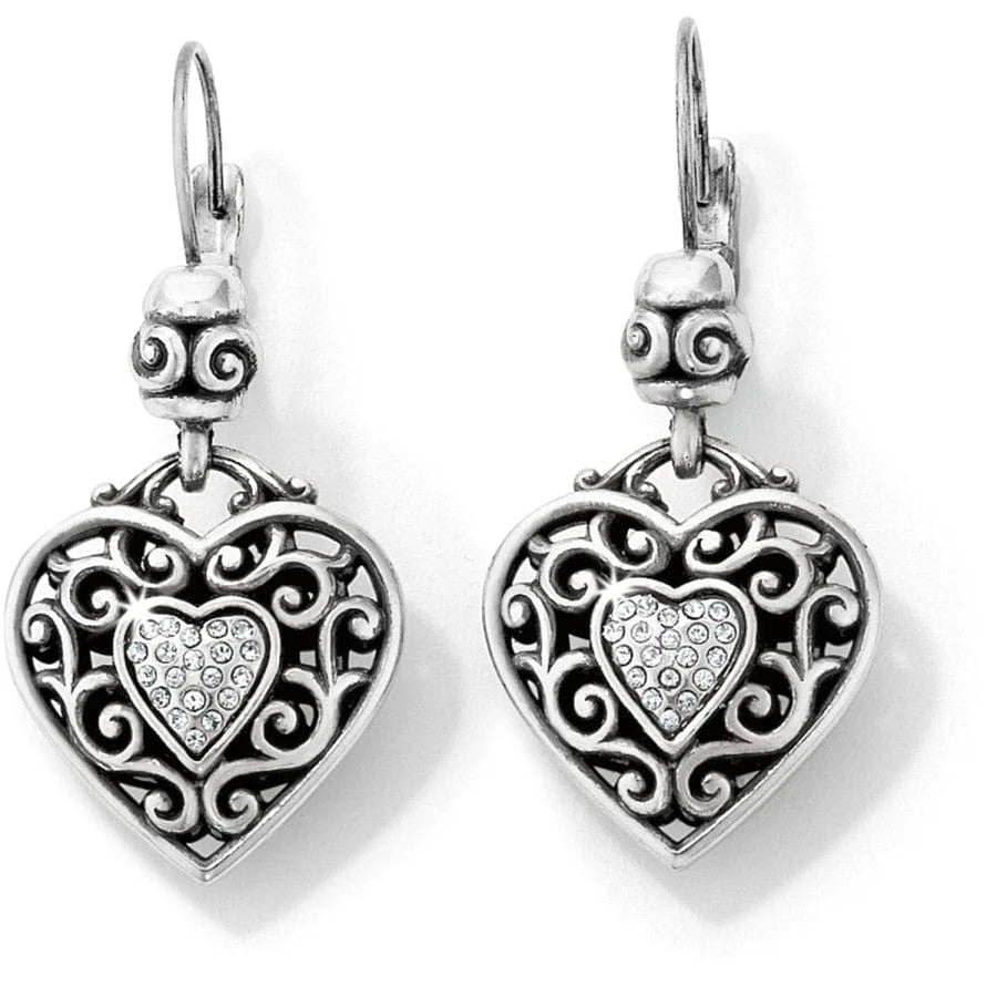 Brighton Reno Heart Leverback Earrings