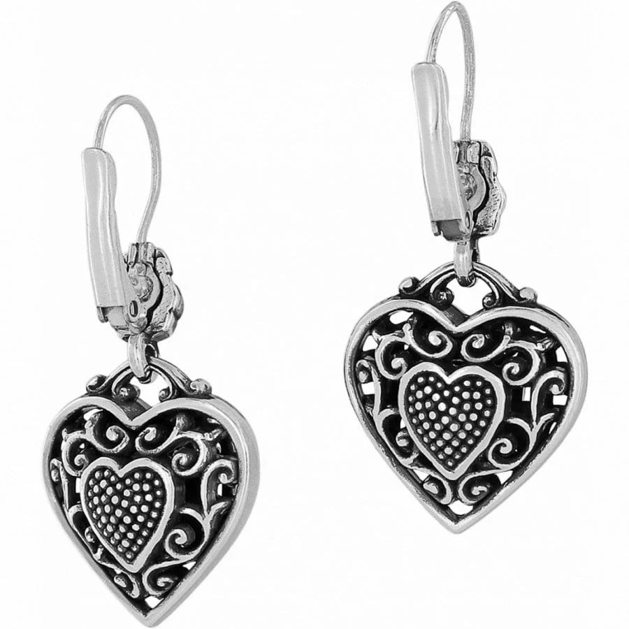 Brighton Reno Heart Leverback Earrings