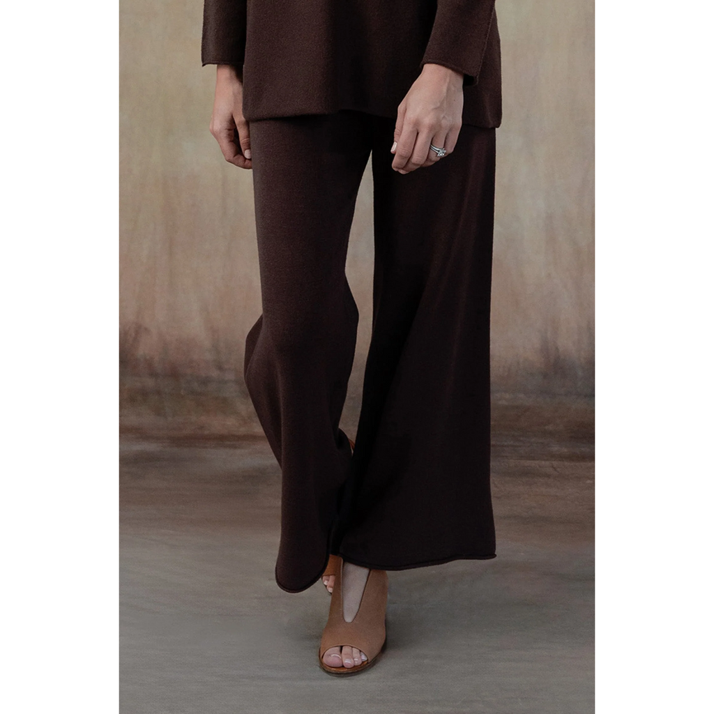 Cobblestone Cleo Sweater Pants in Espresso