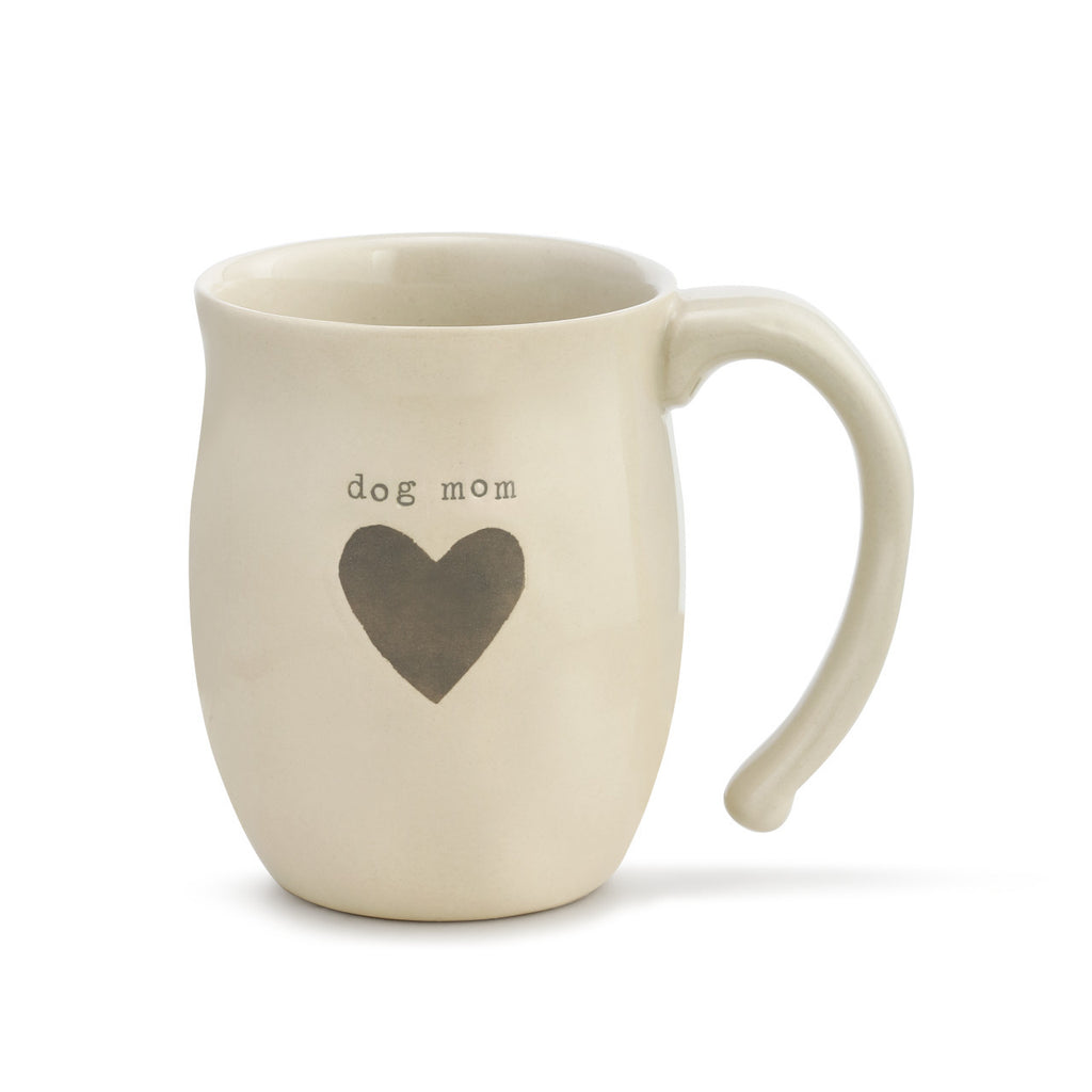 Demdaco Dog Mom Heart Mug