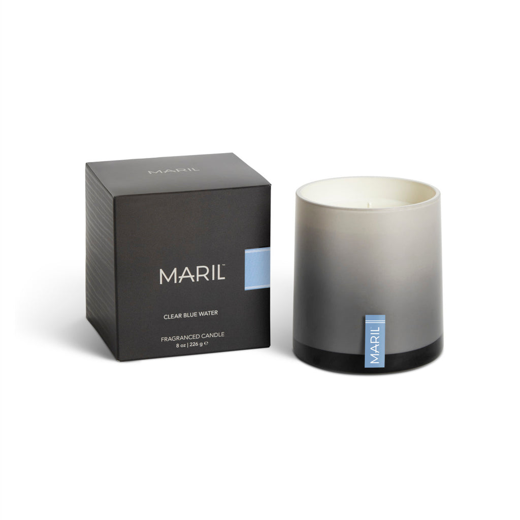 Demdaco MARIL Clear Blue Water 8 oz Candle
