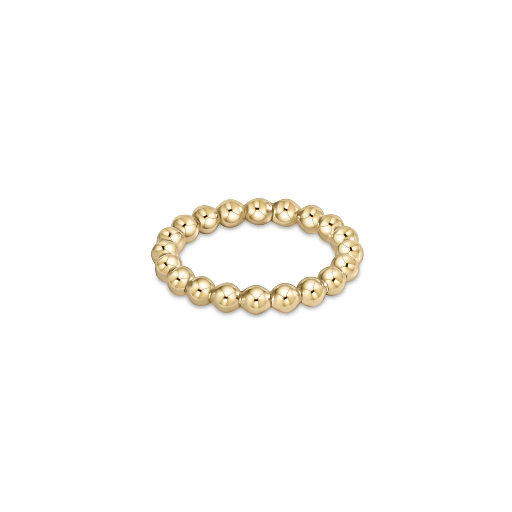 eNewton Design Classic Gold 3mm Bead Ring
