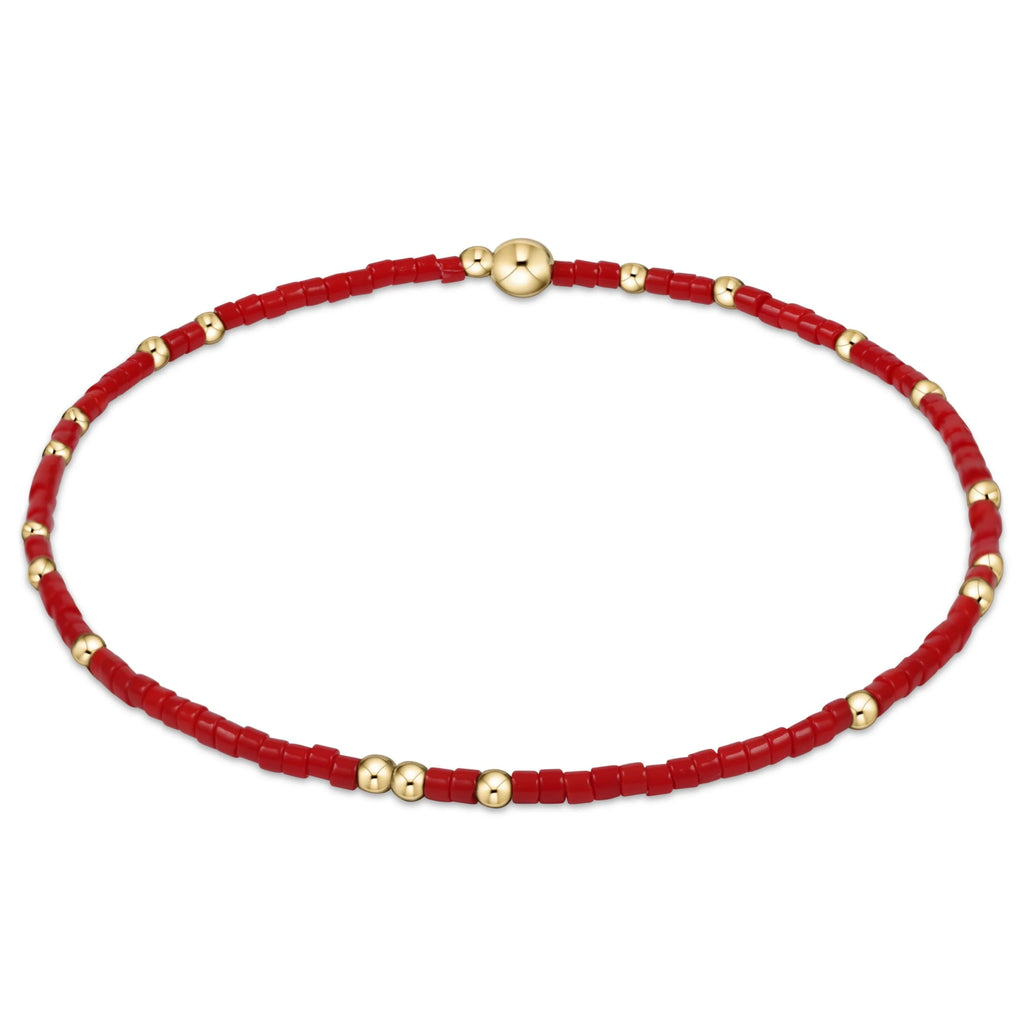 eNewton Design Hope Unwritten Bracelet - Bright Red