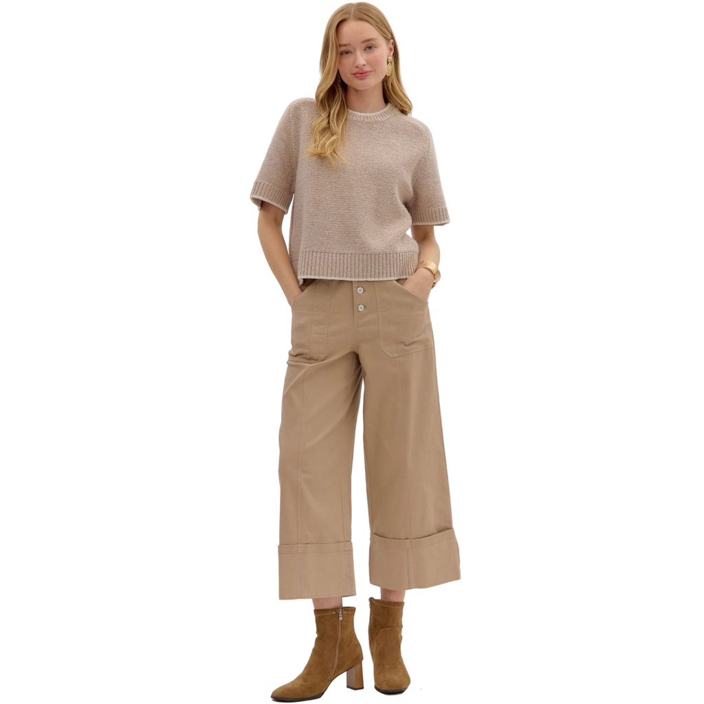 Entro Isla Blouse in Oatmeal