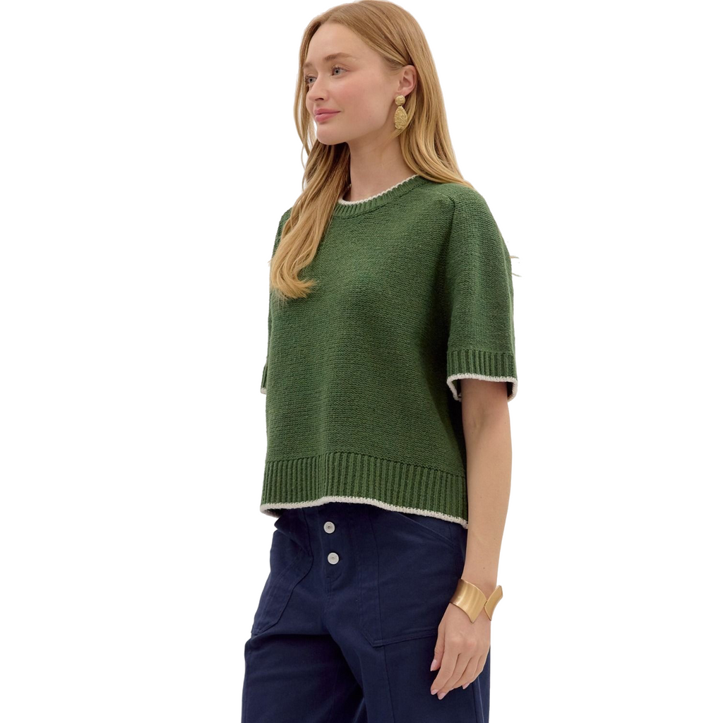 Entro Isla Blouse in Olive