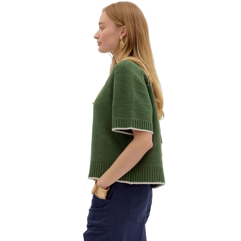 Entro Isla Blouse in Olive