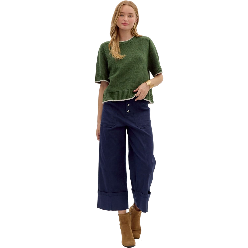 Entro Isla Blouse in Olive