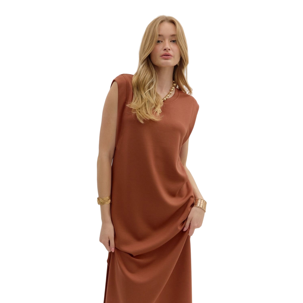 Entro Jazzy Dress in Clay
