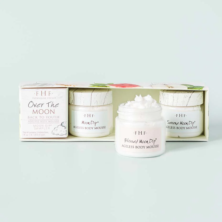 FarmHouse Fresh Over The Moon – Moon Dip® Body Mousse Sampler