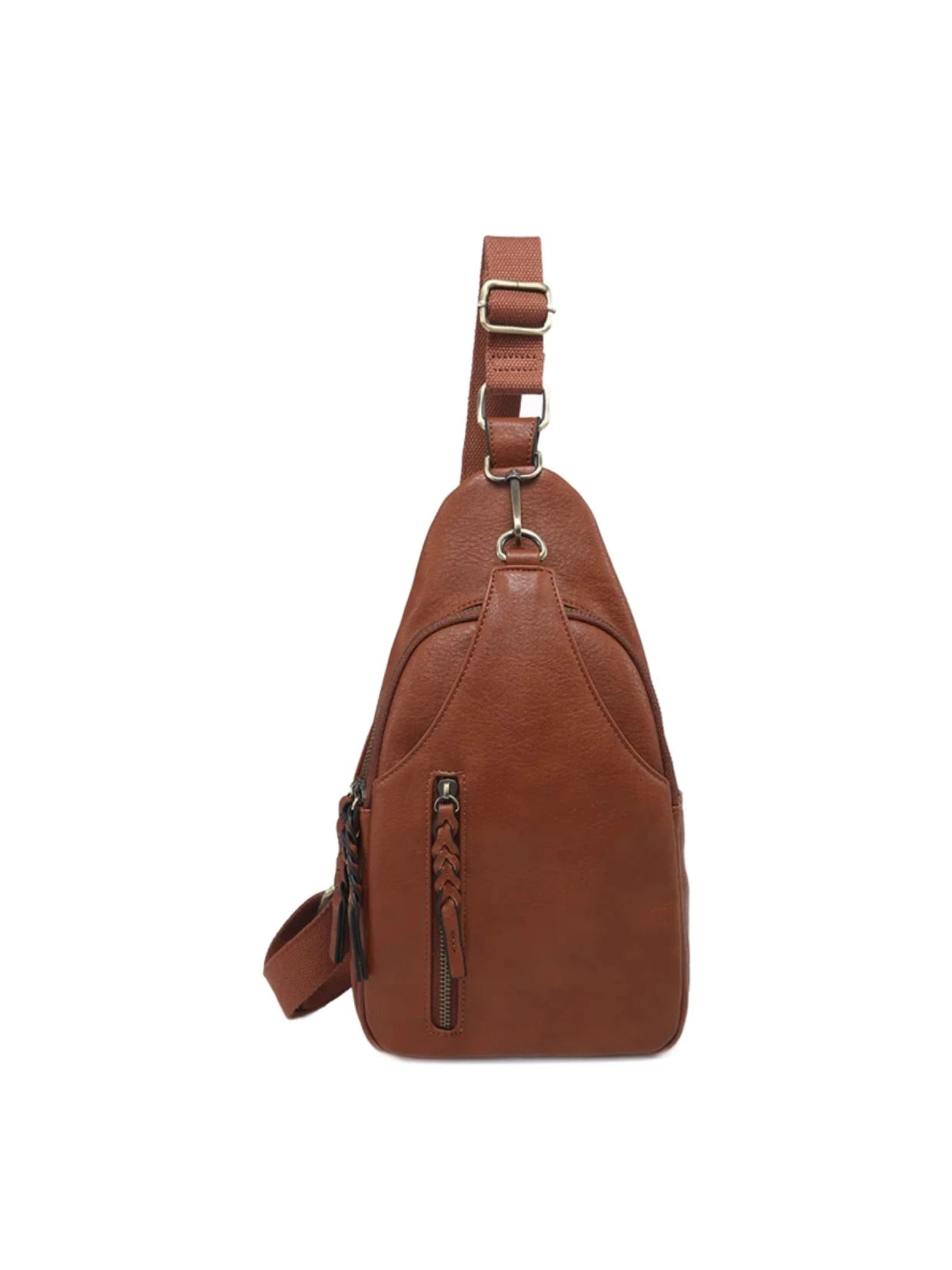 Jen & Co Jessica Clear Crossbody - Dark Brown