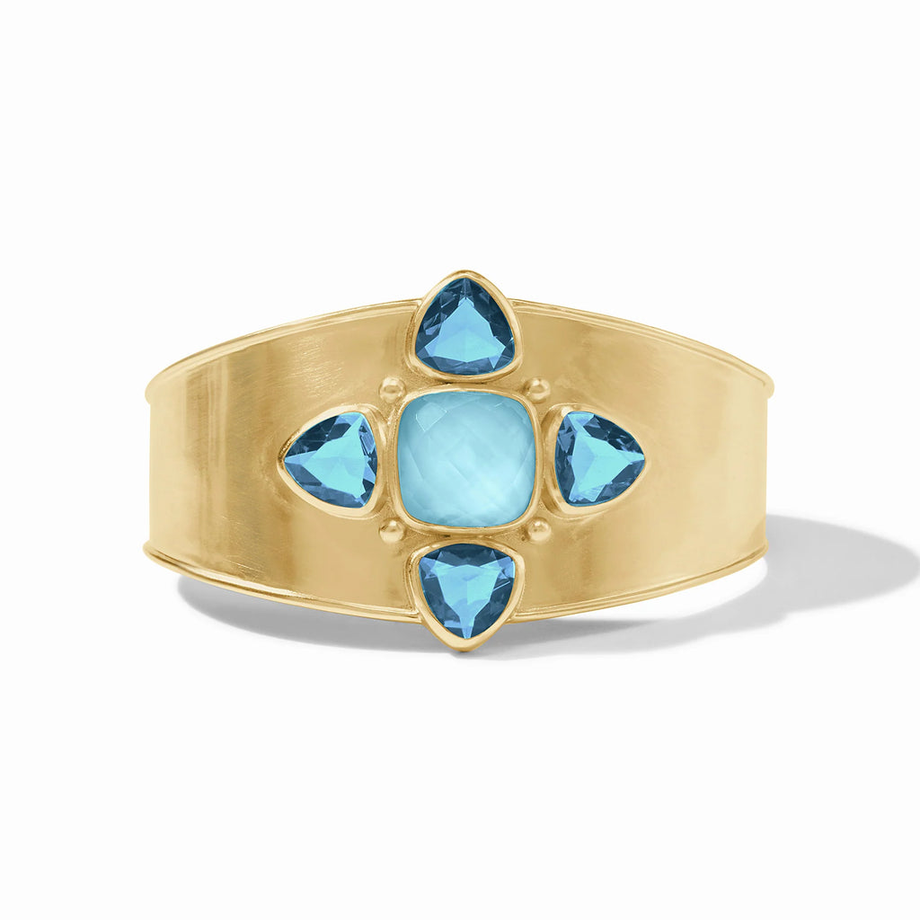 Julie Vos Aquitaine Cuff in Iridescent Capri Blue