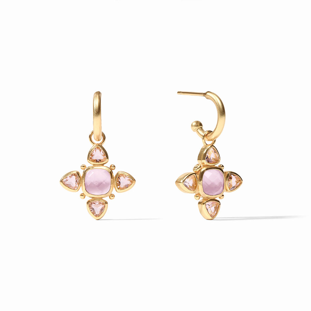 Julie Vos Aquitaine Hoop & Charm Earring