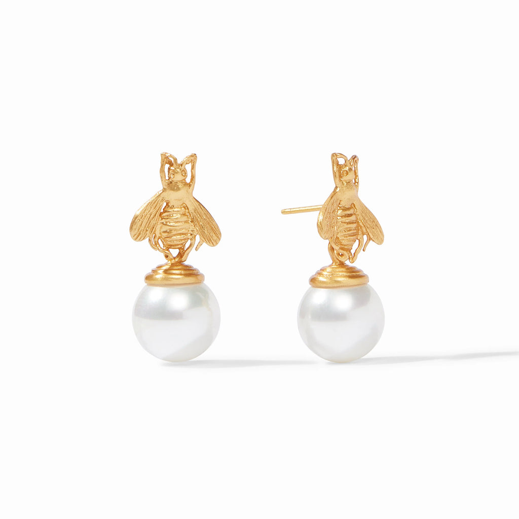 Julie Vos Bee Pearl Drop Earring