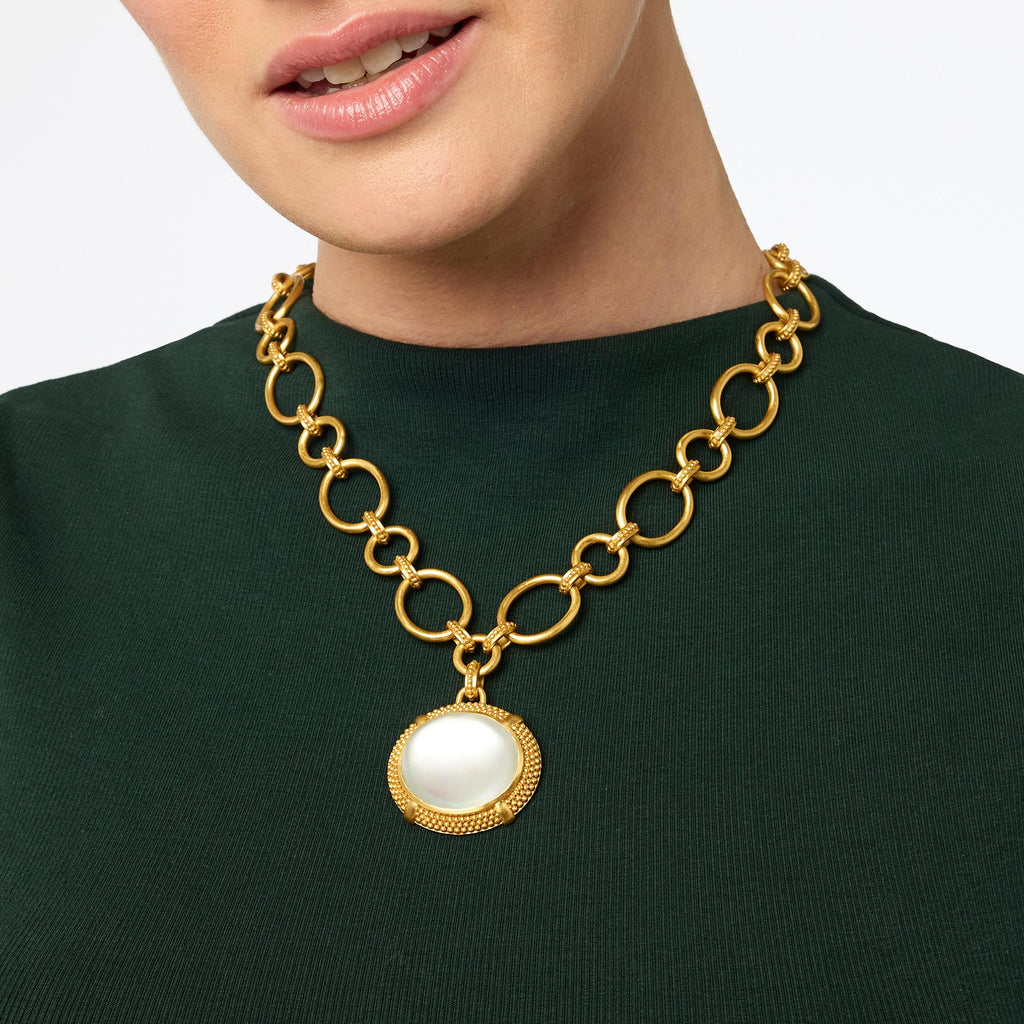 Julie Vos Cabochon Statement Necklace