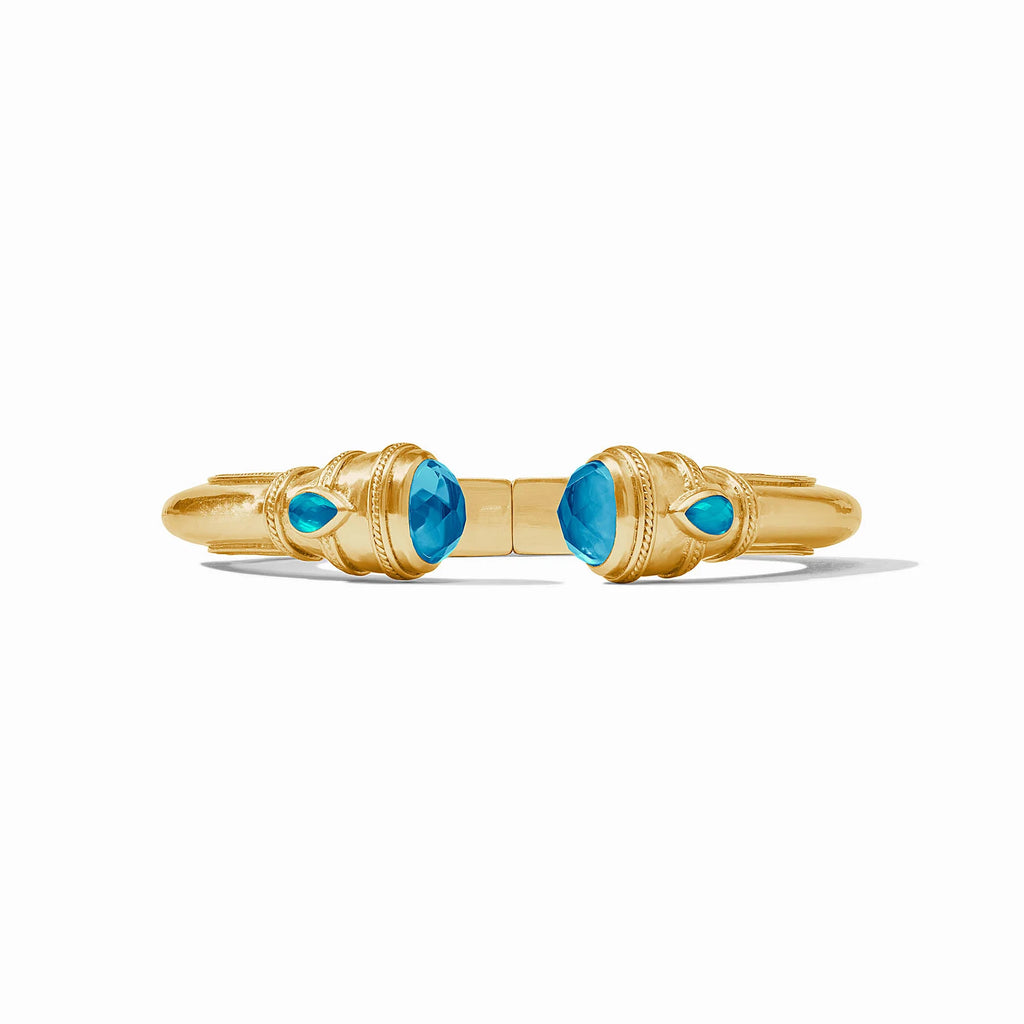 Julie Vos Cannes Demi Cuff in Iridescent London Blue