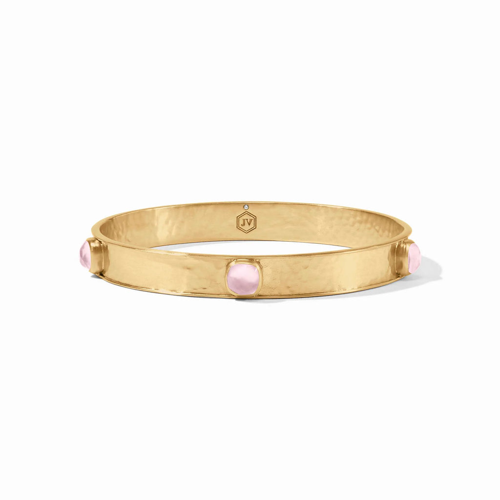 Julie Vos Catalina Stone Bangle in Iridescent Rose