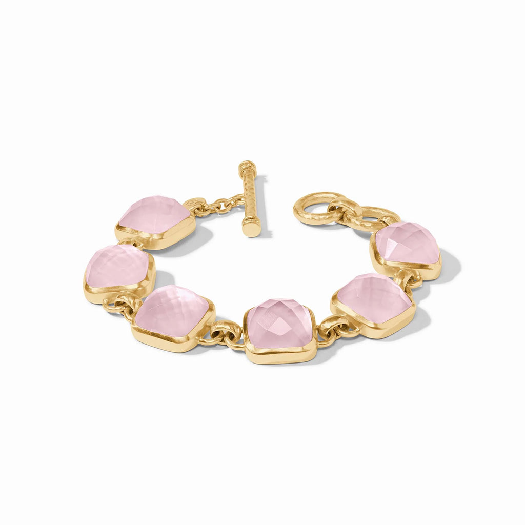 Julie Vos Catalina Stone Bracelet in Iridescent Rose