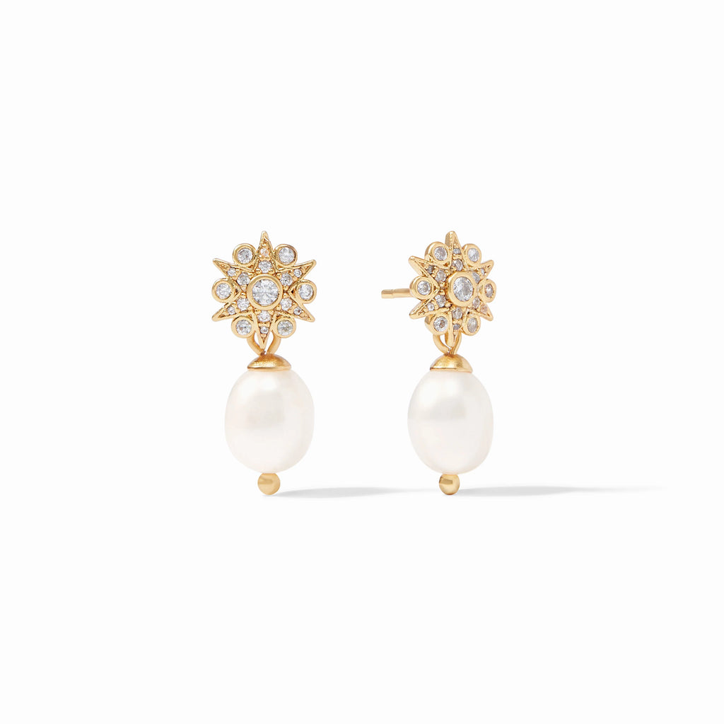 Julie Vos Celeste Demi Pearl Drop Earring