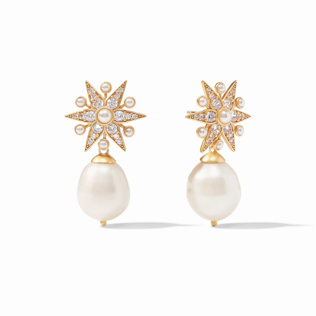 Julie Vos Celeste Pearl Drop Earring