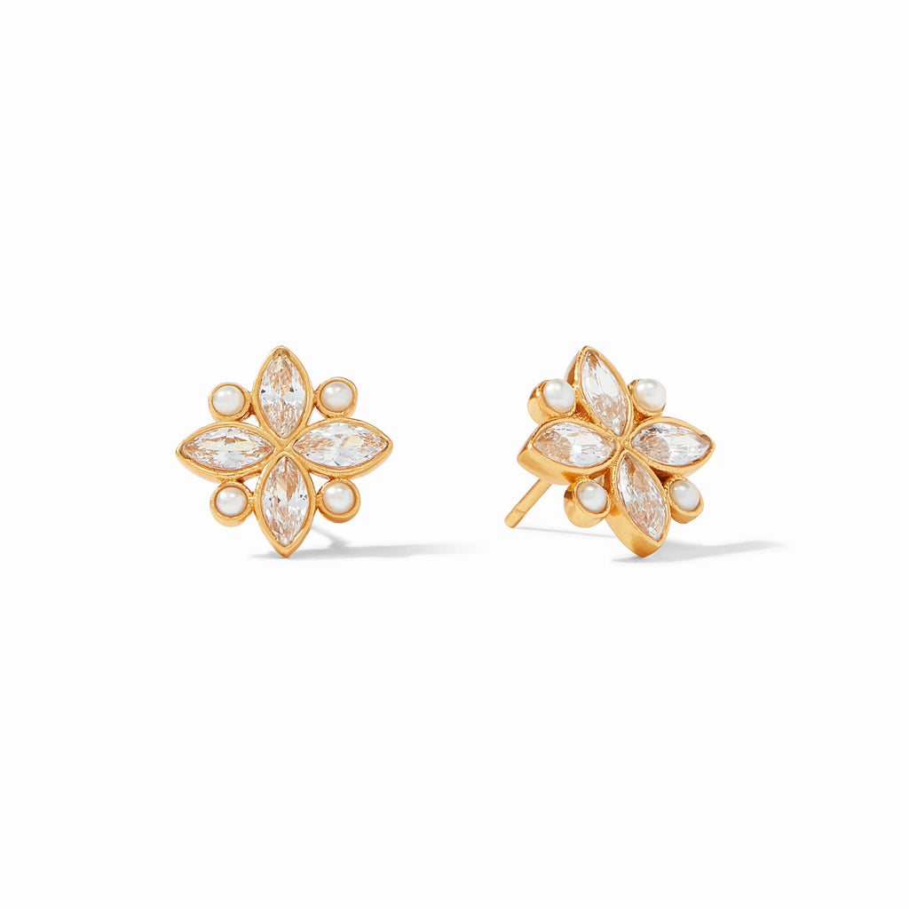 Julie Vos Charlotte Stud in Cubic Zirconia