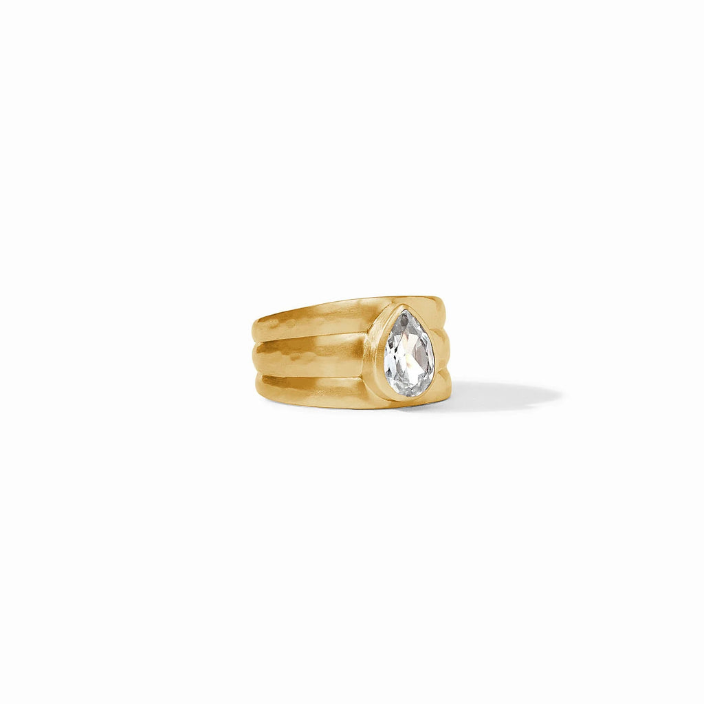 Julie Vos Cirque Stone Ring in Cubic Zirconia