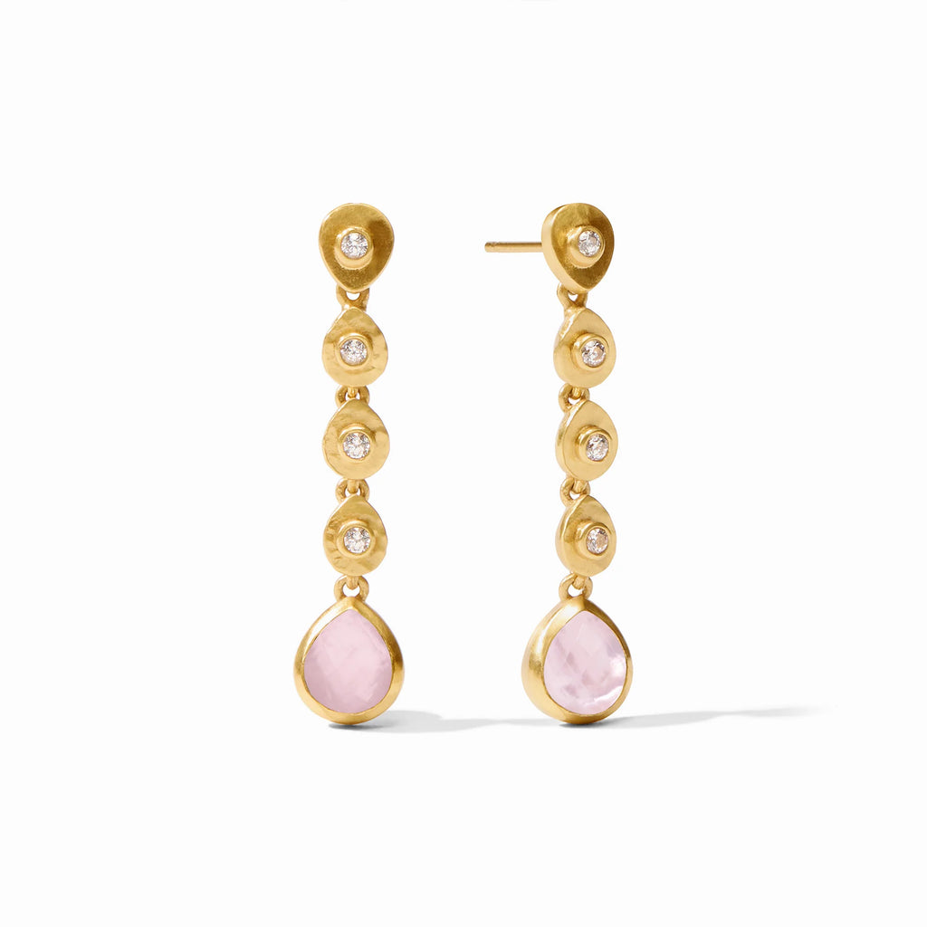 Julie Vos Clementine Drop Earring in Iridescent Rose