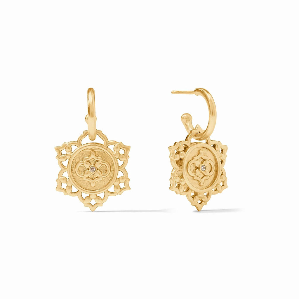 Julie Vos Helene Hoop & Charm Earring