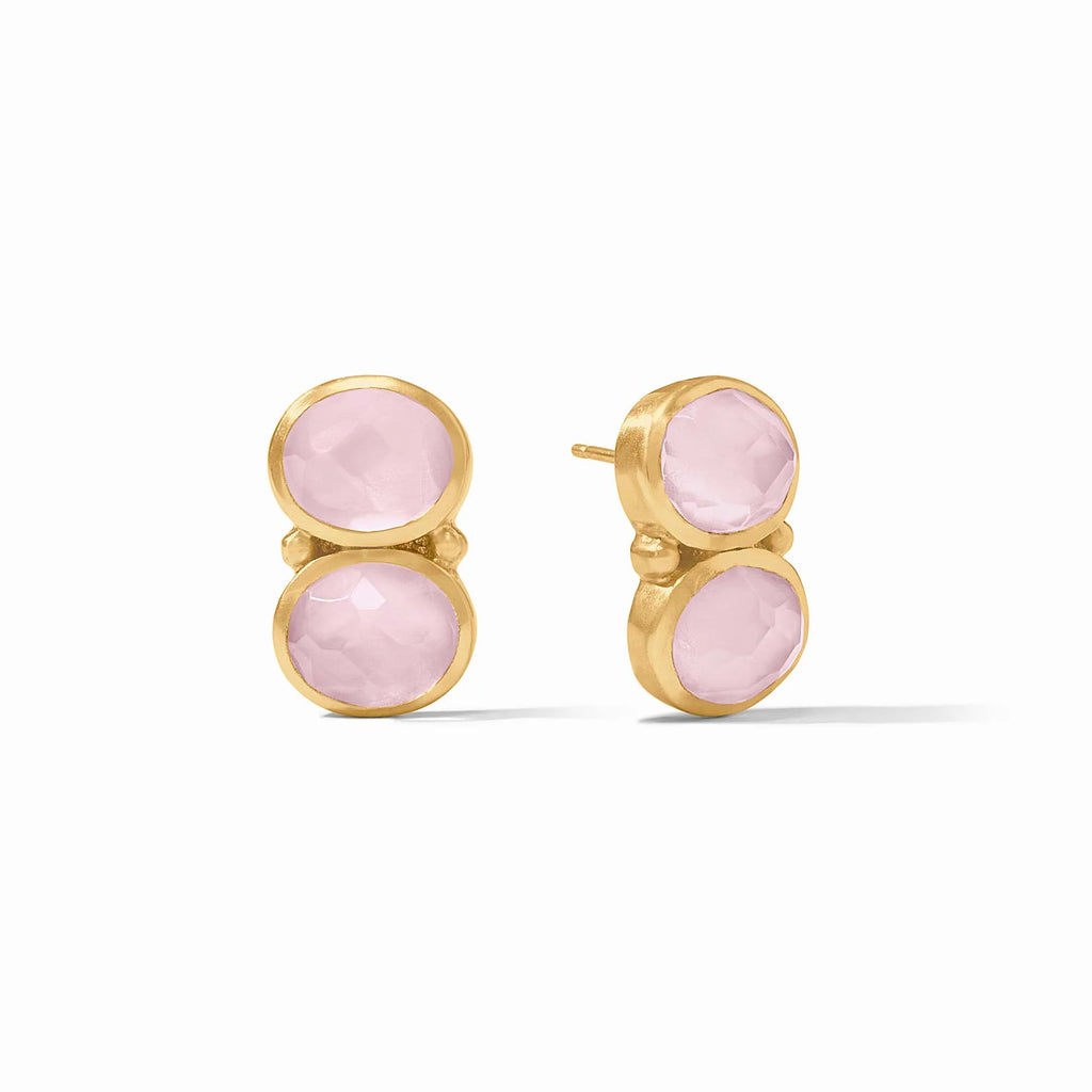 Julie Vos Honey Duo Earring in Iridescent Rose