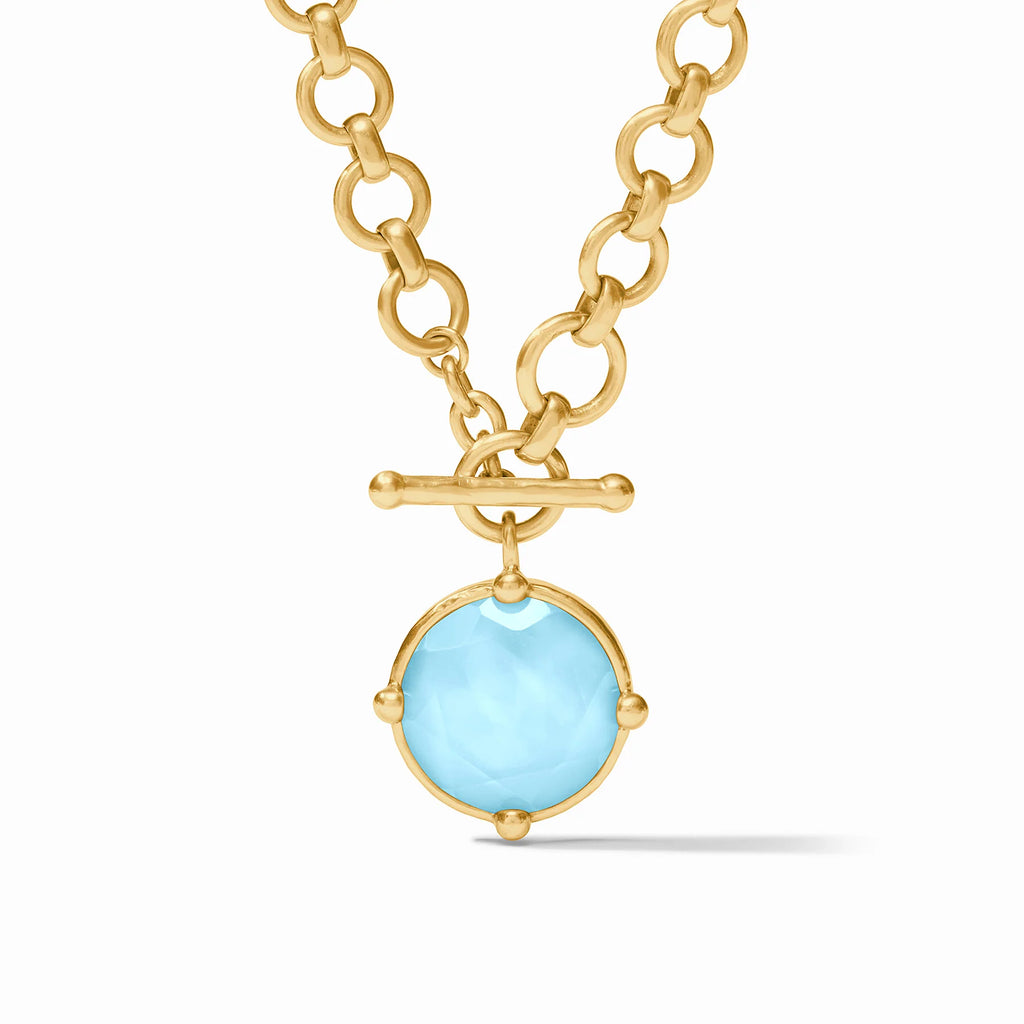 Julie Vos Honeybee Demi Necklace in Iridescent Capri Blue