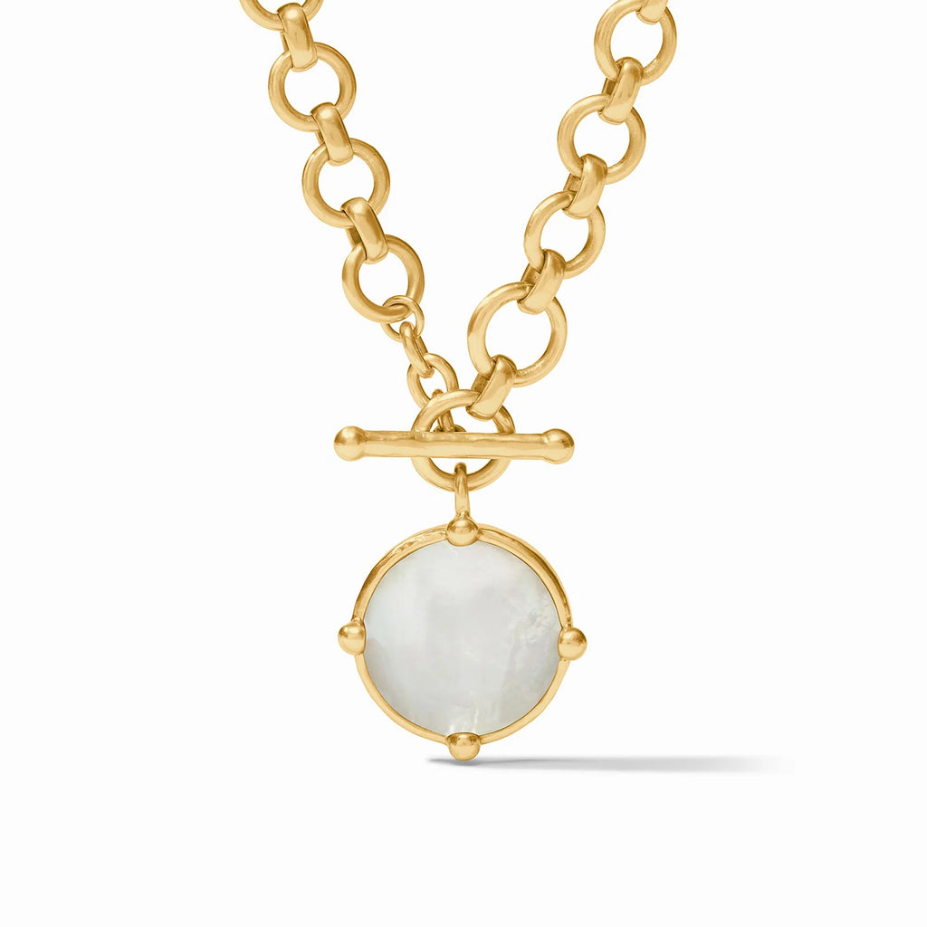 Julie Vos Honeybee Demi Necklace in Mother of Pearl