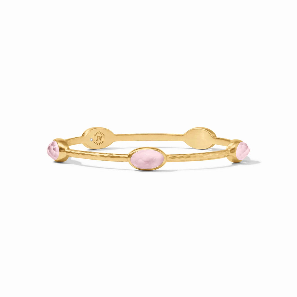 Julie Vos Ivy Stone Bangle in Iridescent Rose