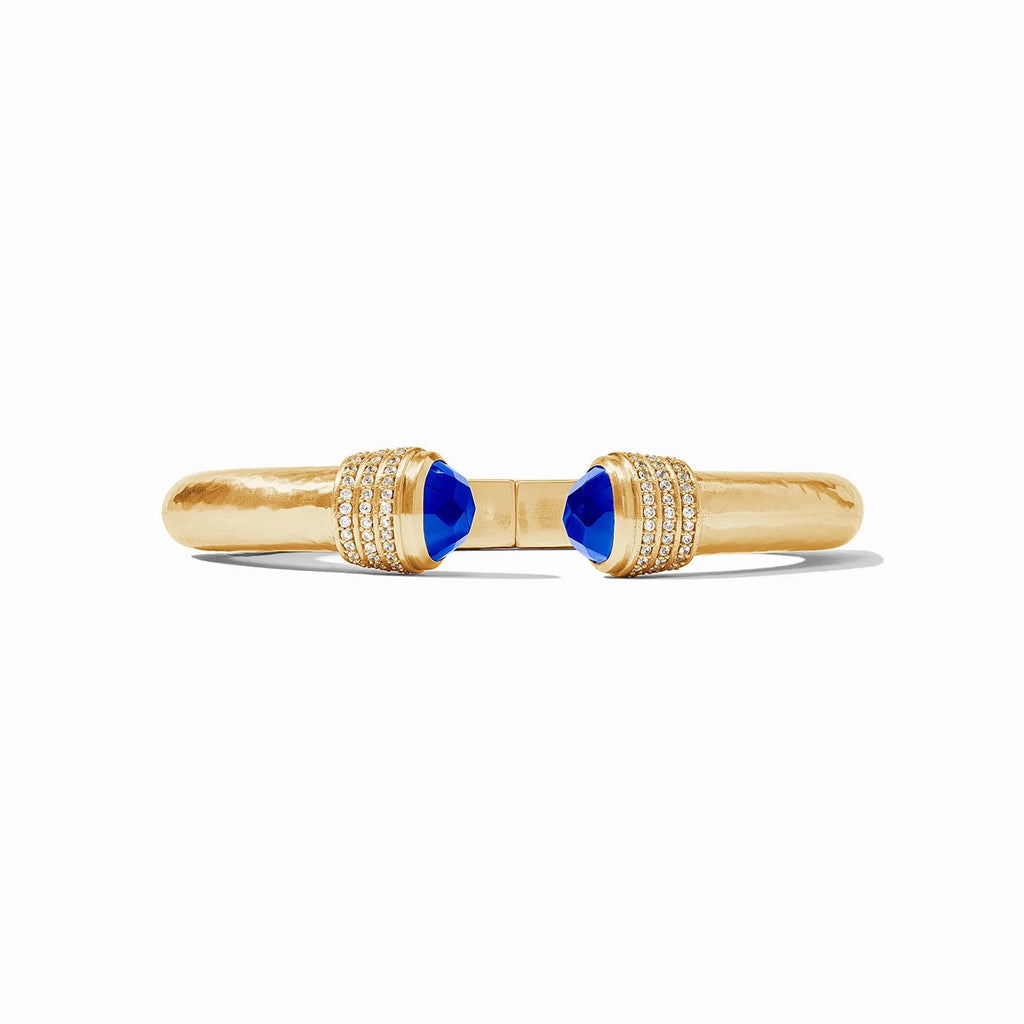 Julie Vos Luna Demi Cuff in Iridescent Sapphire Blue