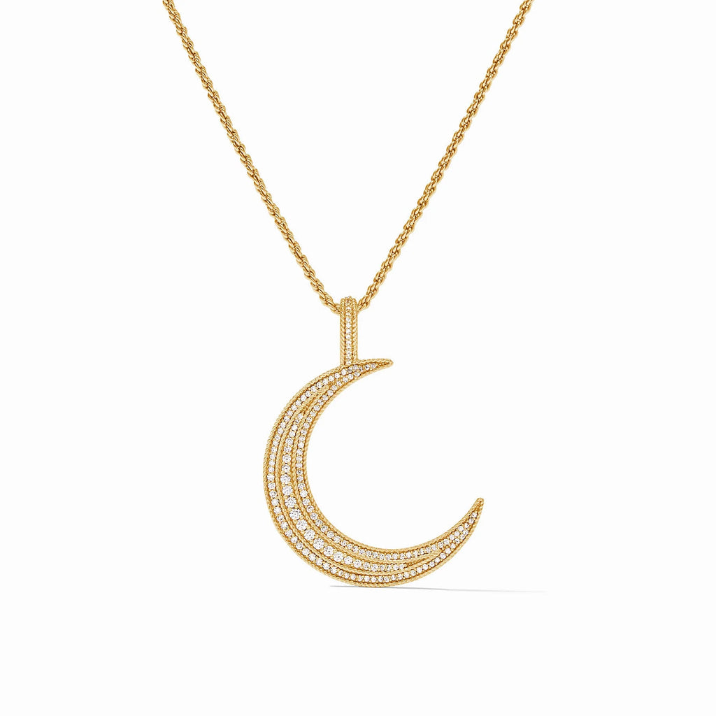 Julie Vos Luna Pendant in Cubic Zirconia