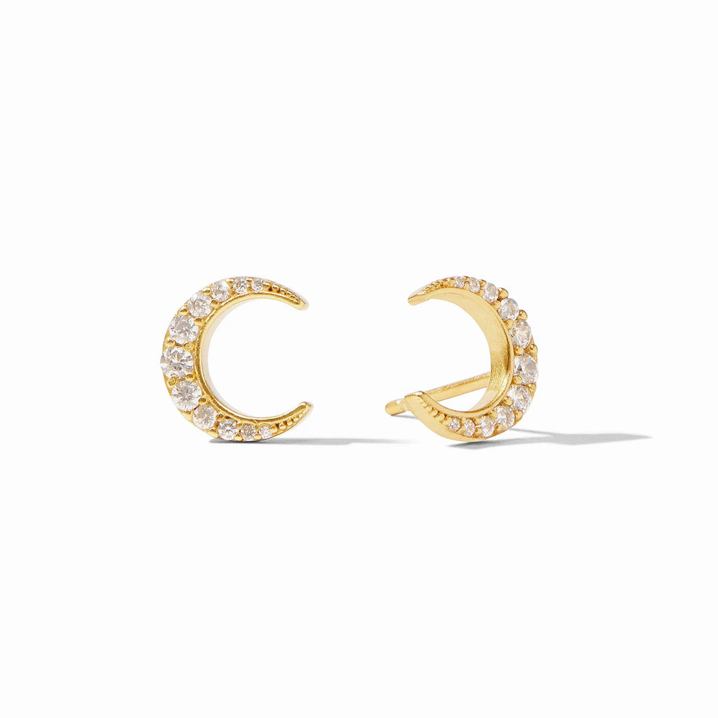 Julie Vos Luna Stud in Cubic Zirconia